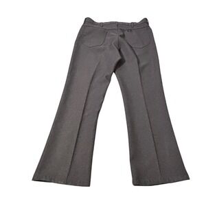 VINTAGE Lee Jeans Men's Pants Charcoal Gray Pleated Zip Fly Size 36x32